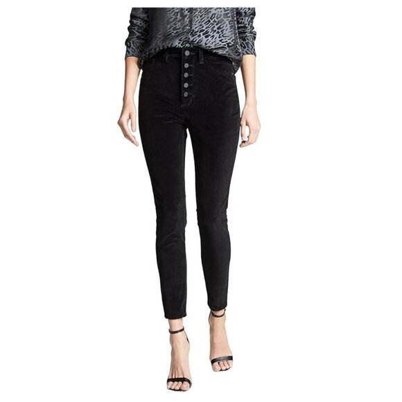 DL1961 Chrissy Ankle-Ultra High Rise Velvet Skinny Lost Womens Size 26 - Picture 15 of 15